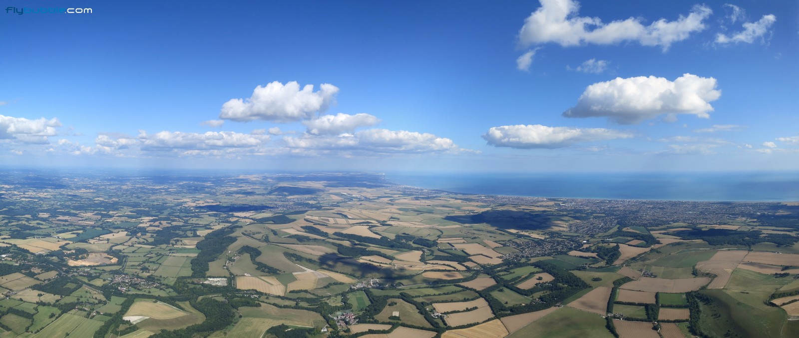 Wonderful aerial view of the Downs